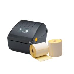 SendCloud Starter Package | Zebra ZD220D Printer + 12 Zebra Label Rolls in 102mm x 150mm