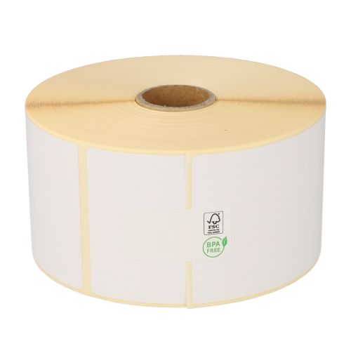 Bixolon 800262-405BIX compatible labels, Top, 57mm x 102mm, 700 Labels, 25mm Core, White, Permanent