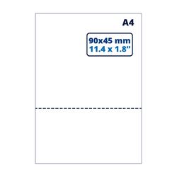 A4 packing slip/return label, Address label, 90mm x 45mm - 500 sheets