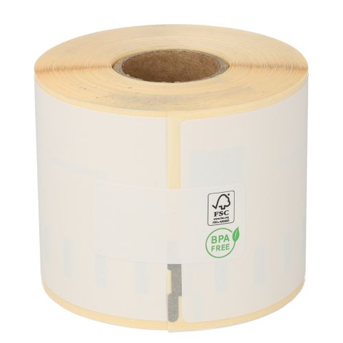 Dymo 99015 compatible labels, 54mm x 70mm, 320 labels, white, removable