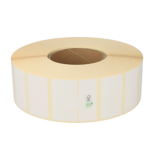 Zebra Z-Perform 1000D (3004861-T) Compatible, Eco, 51mm x 32mm, 4790 Labels, 76mm Core, White, Permanent