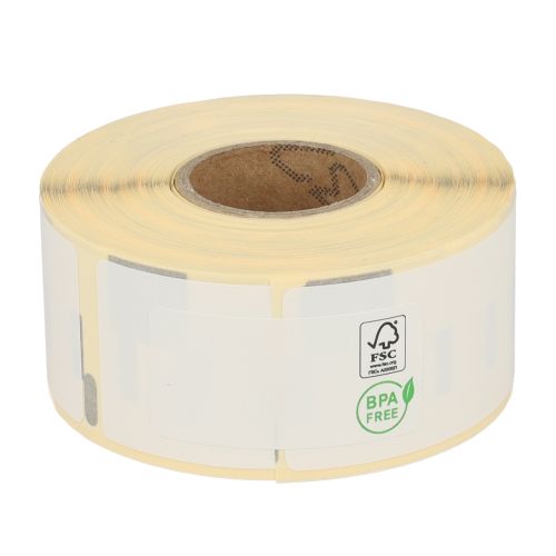 Seiko SLP-2RLH compatible labels, 28mm x 89mm, 260 labels, white, permanent