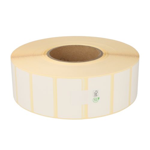 Zebra compatible labels, 57mm x 32mm, 5.087 labels, 76mm core, white, permanent