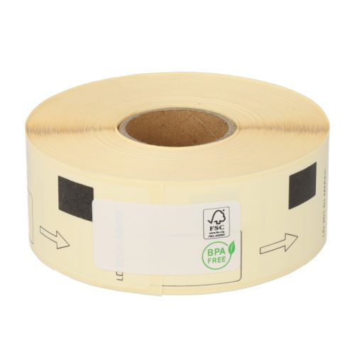 Brother DK-11201 compatible labels, 29mm x 90mm, 400 labels, white, permanent