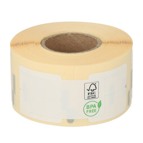 Dymo 11353 compatible labels, 13mm x 25mm, 1000 labels, white, permanent