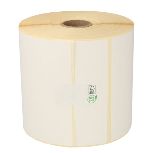 Sato P70011024820 Compatible Labels, 102mm x 102mm, 700 Labels, 25mm Core, White, Eco permanent