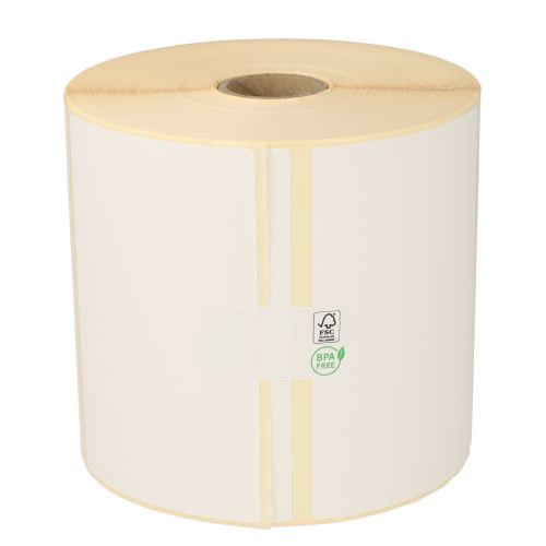 Zebra (800264-305) compatible labels, 102mm x 76mm, 930 labels, 25mm core, white,  permanent