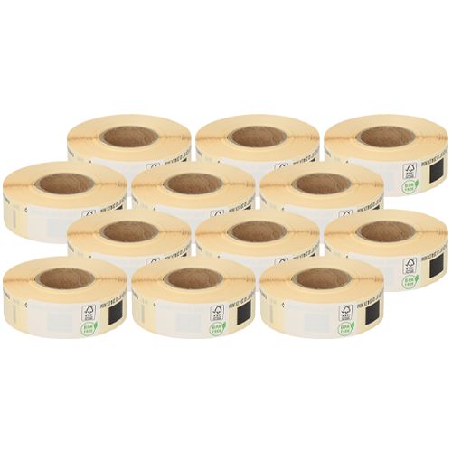 Brother DK-11204 compatible labels, 17mm x 54mm, 400 labels, white, permanent