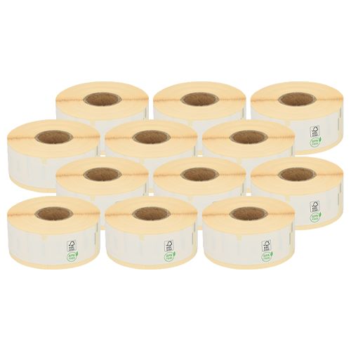 Dymo 11352 / S0722520 Compatible Labels, 25mm x 54mm, 500 Labels, White, Permanent