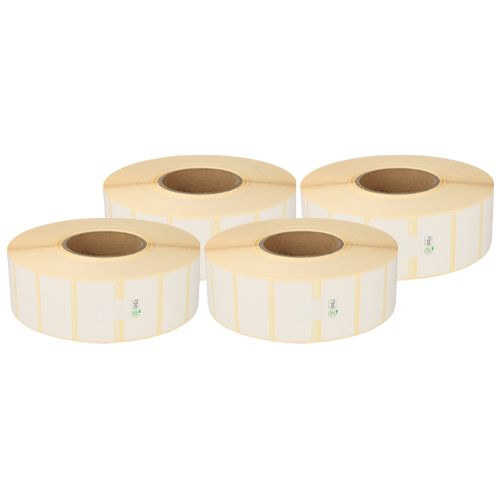 Zebra compatible labels, 57mm x 32mm, 5.087 labels, 76mm core, white, permanent