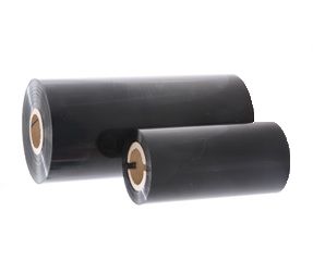 Compatible Zebra Ribbon 2300 for Paper/Vellum, 110mm x 74m, Wax, Black (25 per box)