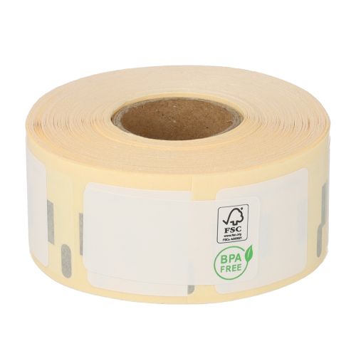 Dymo S0929120 compatible labels, 25mm x 25mm, 750 labels, white, removable