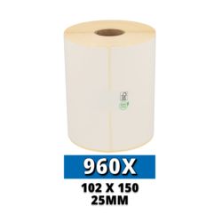 Shipping Labels Pallet Deal - 102mm x 210mm (4x8), 960 Label Rolls, 210 Labels Per Roll, 25mm Core, White, Permanent