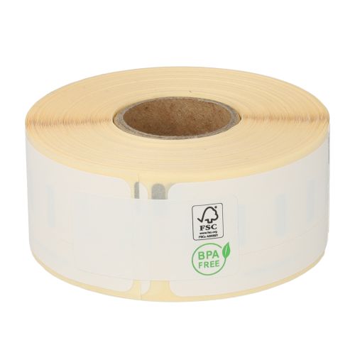 Dymo 11355 compatible labels, 19mm x 51mm, 500 labels, white, permanent